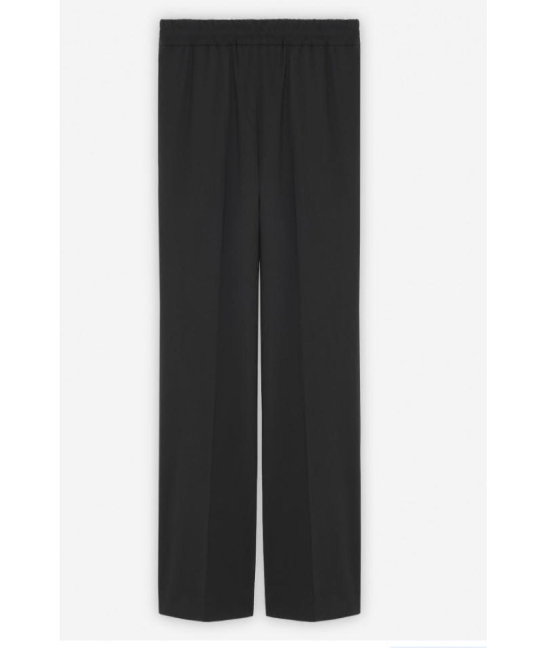 MAISON KITSUNE Черные прямые брюки, фото 7