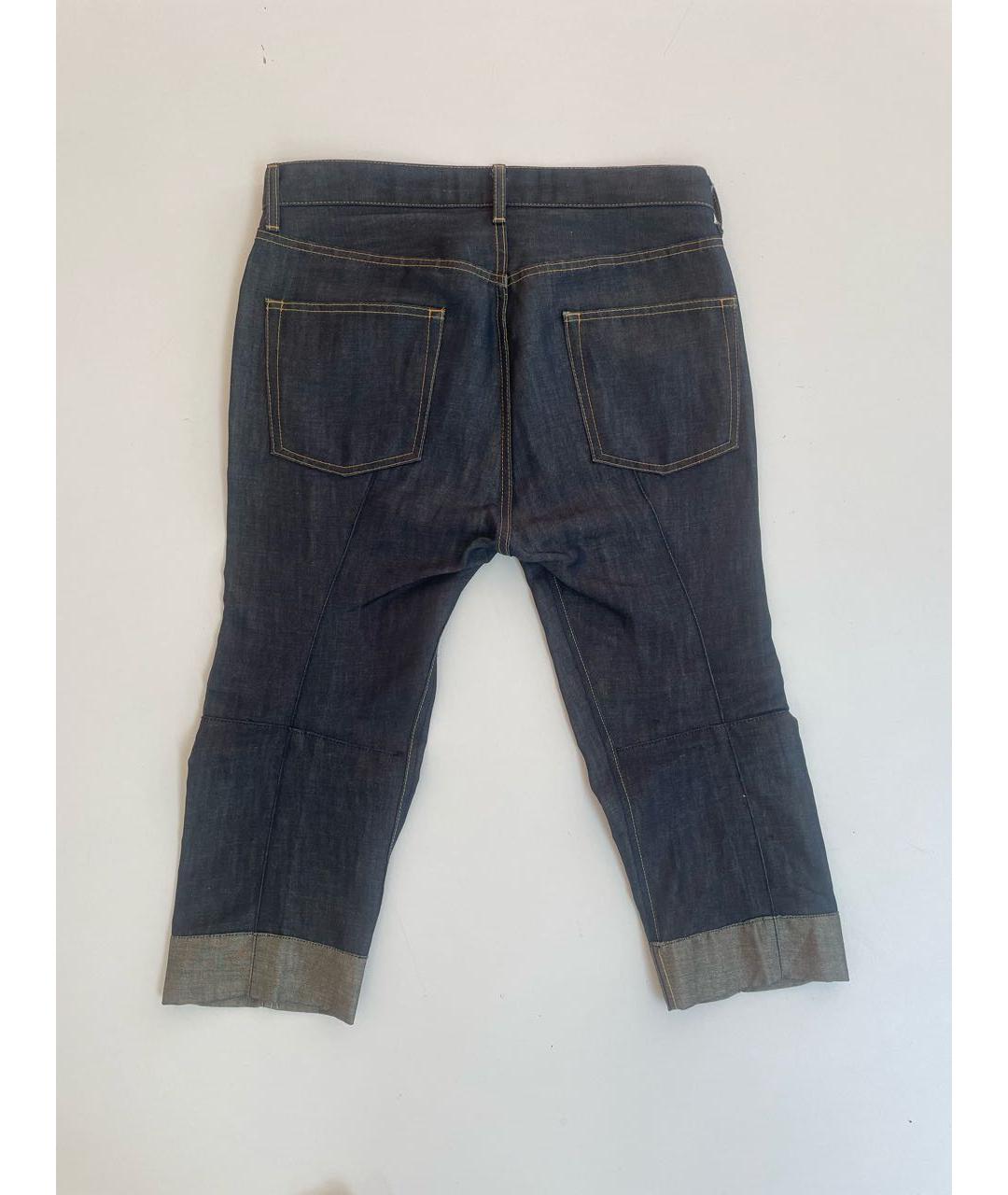 COMME DES GARÇONS Темно-синие хлопковые джинсы, фото 2