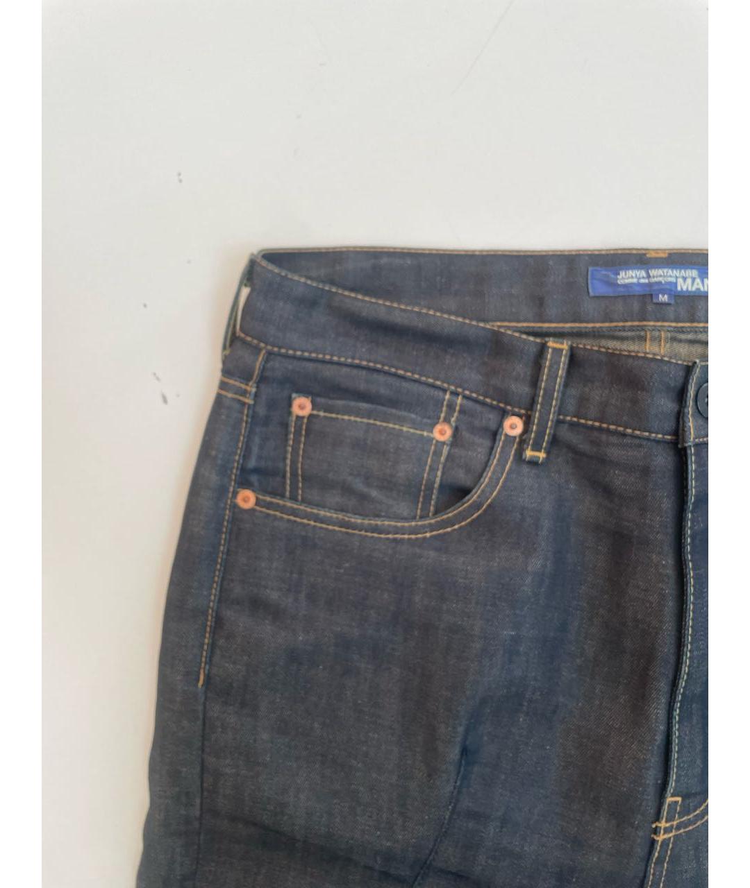 COMME DES GARÇONS Темно-синие хлопковые джинсы, фото 6