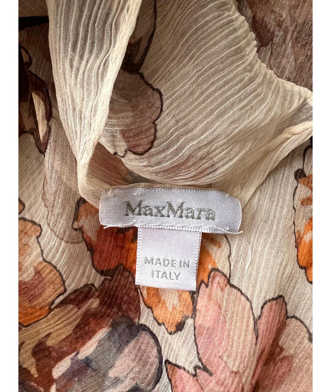 MAX MARA Мульти шелковый шарф, фото 3