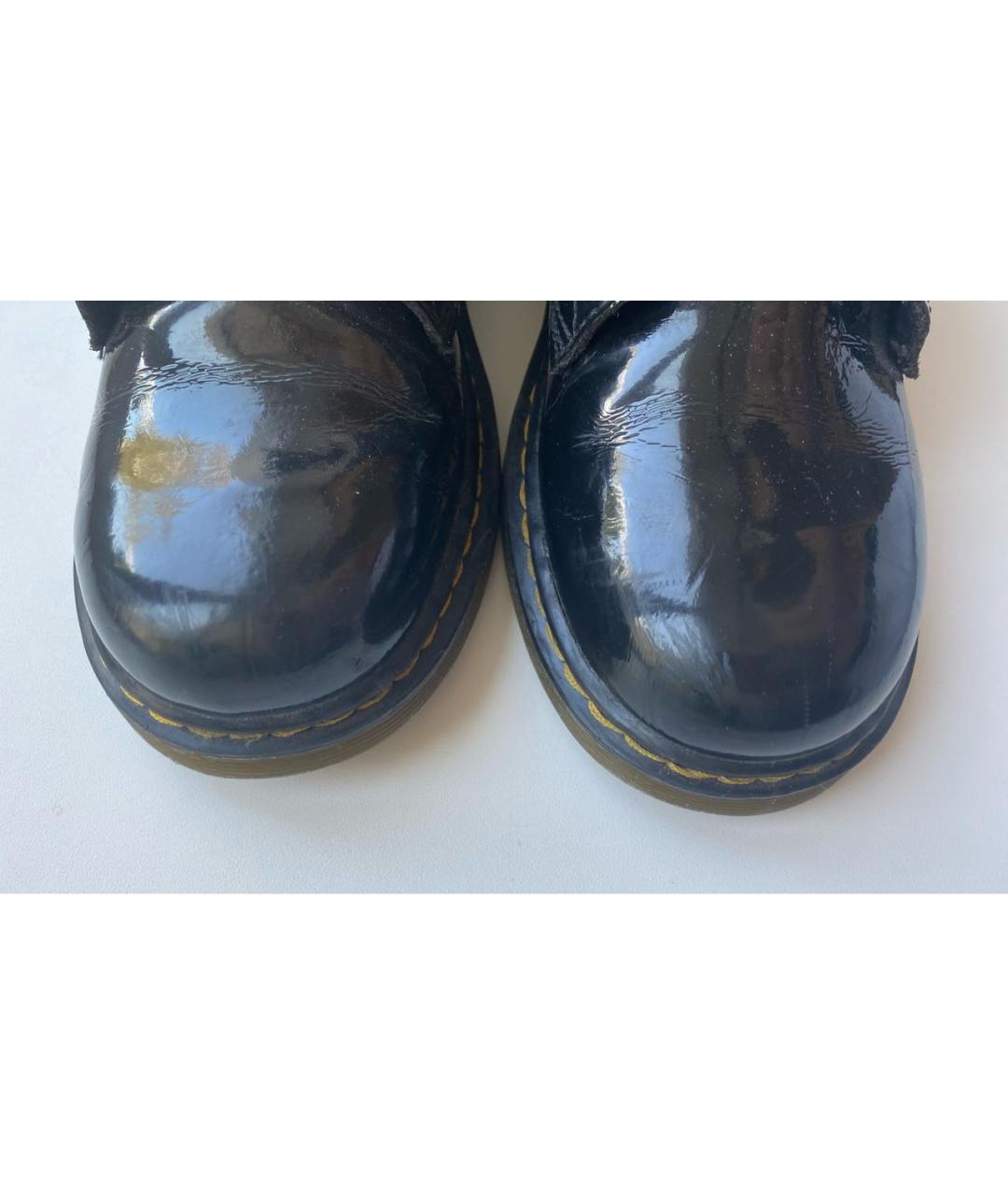 DR. MARTENS Черные кожаные ботинки, фото 4