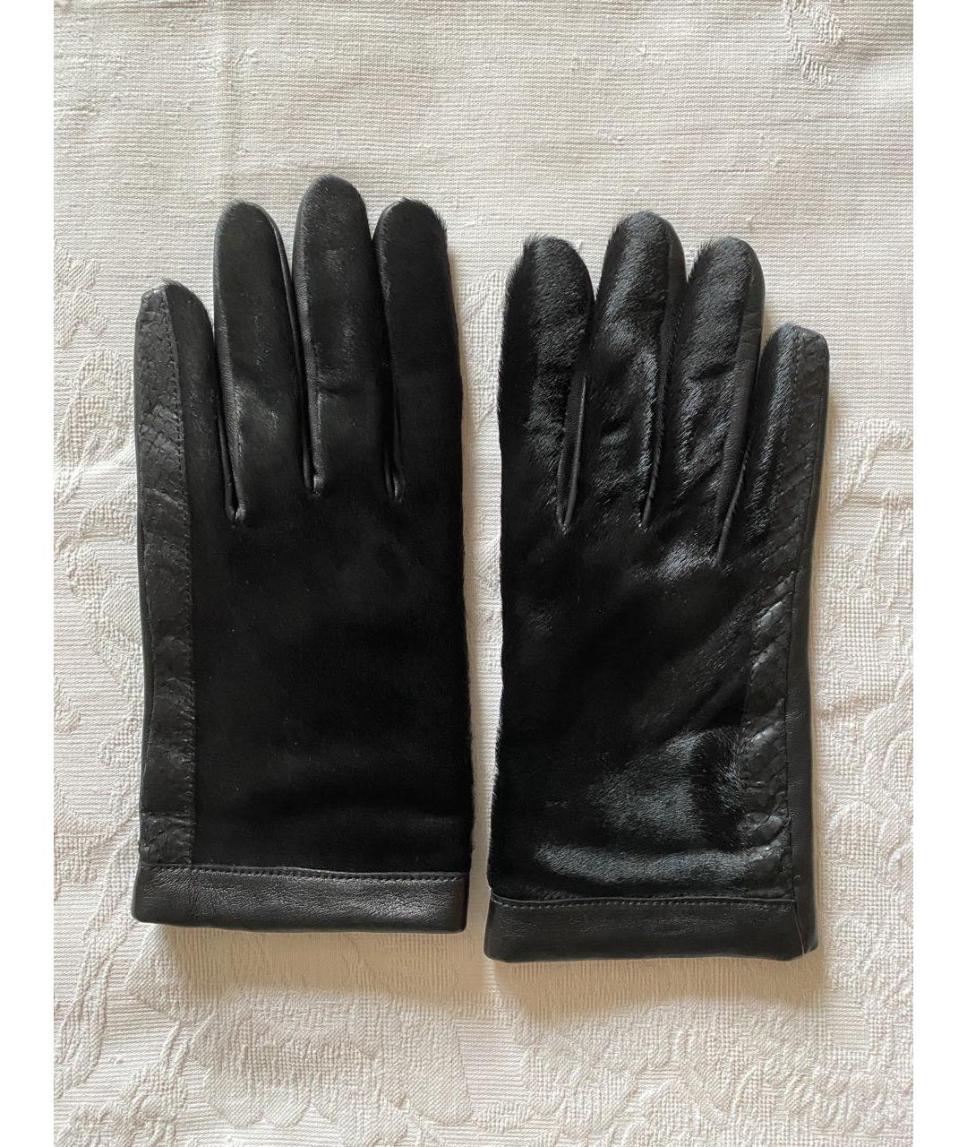 AGNELLE Коричневые перчатки, фото 8