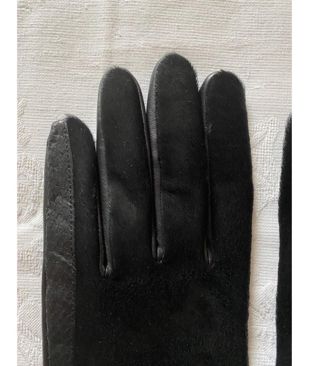 AGNELLE Коричневые перчатки, фото 3