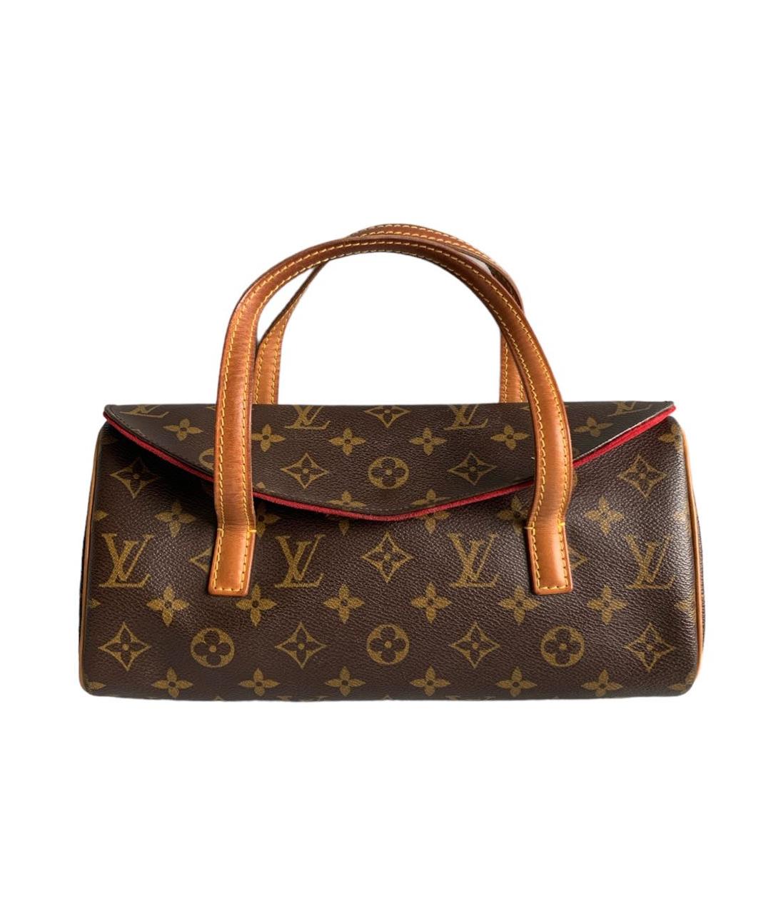 LOUIS VUITTON PRE-OWNED Коричневая сумка с короткими ручками, фото 1