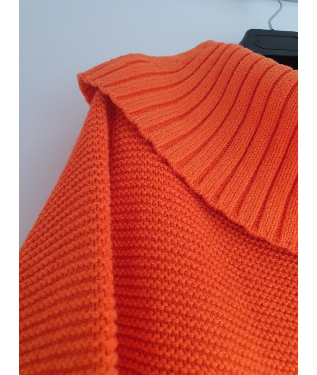 ALICE+OLIVIA Оранжевый полиэстеровый джемпер / свитер, фото 4