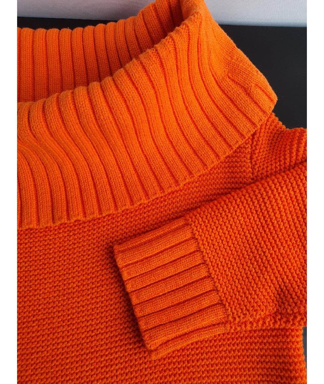 ALICE+OLIVIA Оранжевый полиэстеровый джемпер / свитер, фото 6