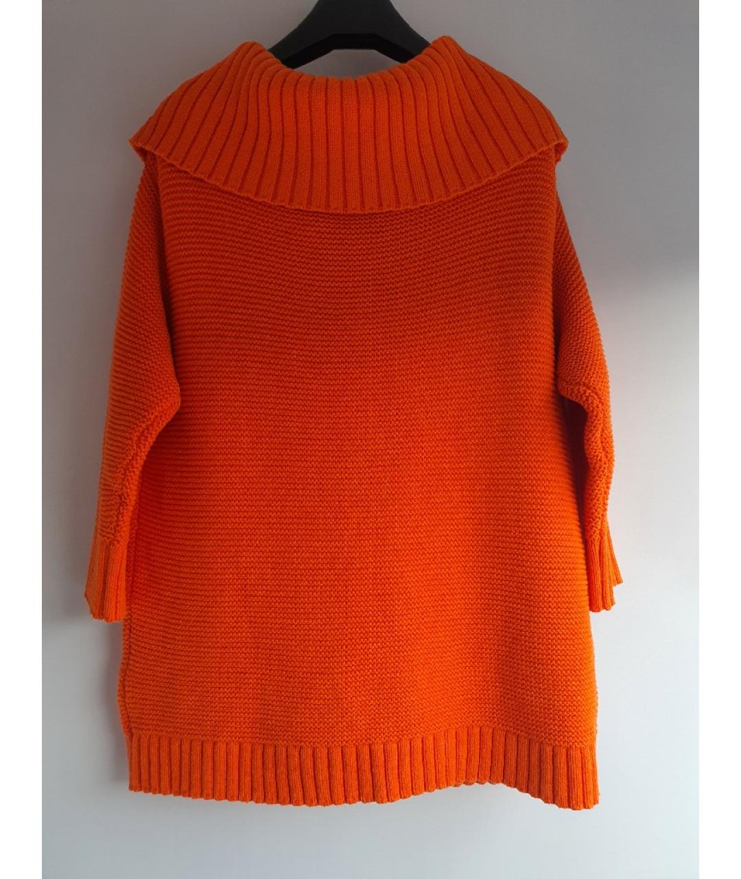 ALICE+OLIVIA Оранжевый полиэстеровый джемпер / свитер, фото 2