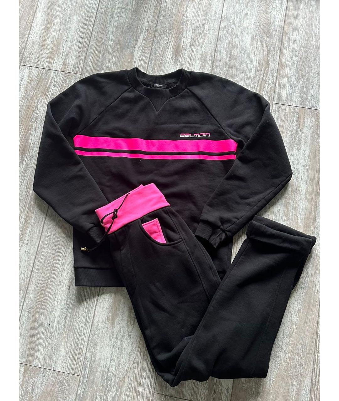 BALMAIN Черный хлопковый спортивные костюмы, фото 4