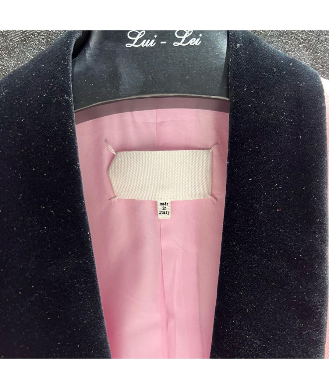 MAISON MARGIELA Розовый шерстяной жакет/пиджак, фото 4