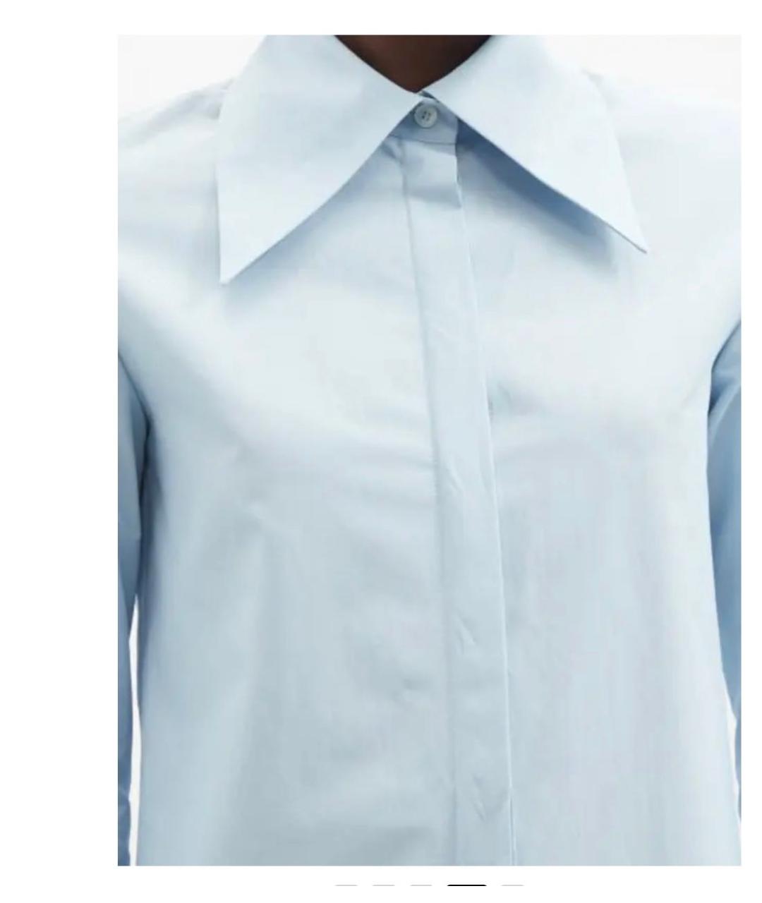 A.W.A.K.E. MODE Голубая хлопковая рубашка, фото 2