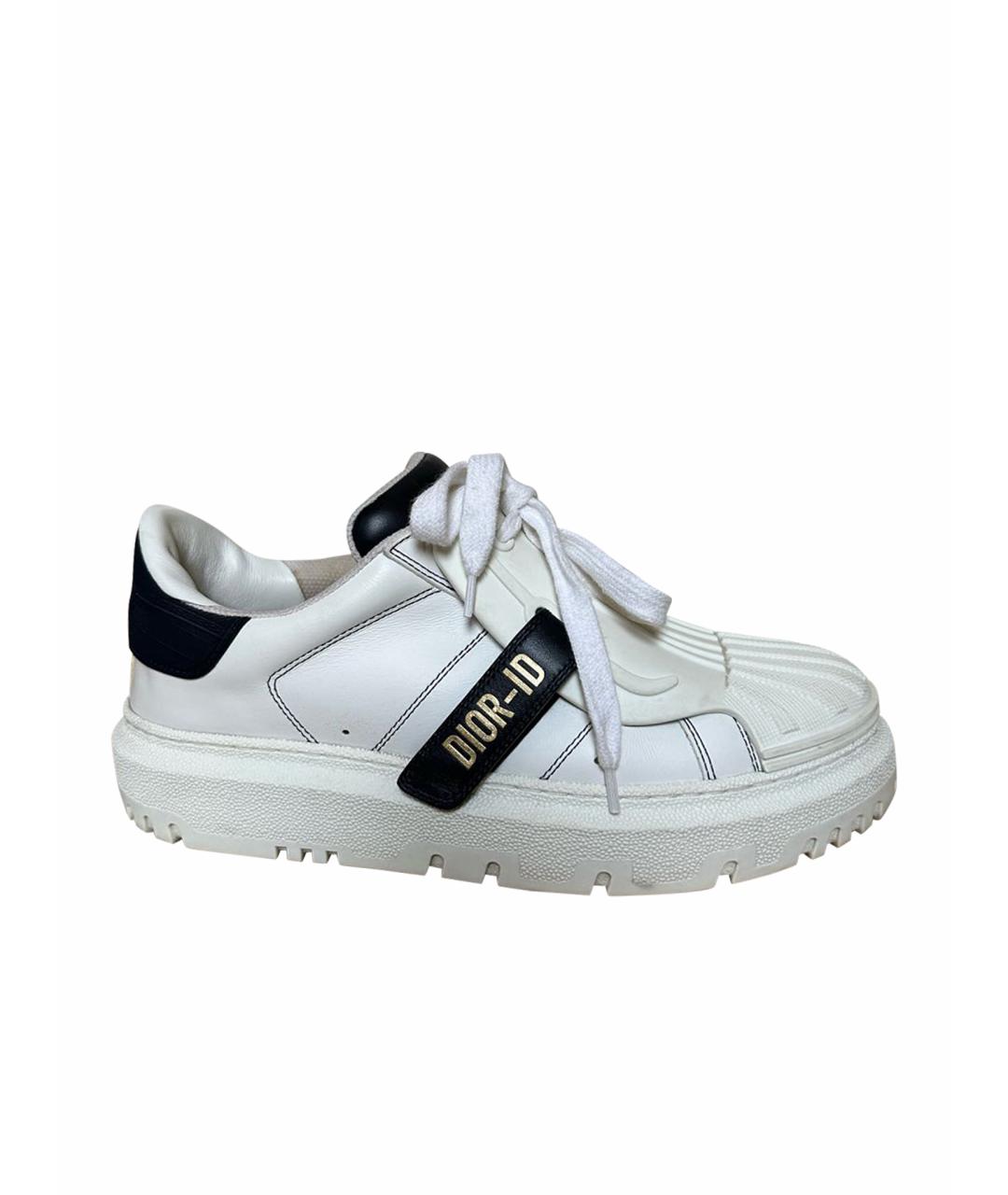 CHRISTIAN DIOR PRE-OWNED Белые кожаные кроссовки, фото 1