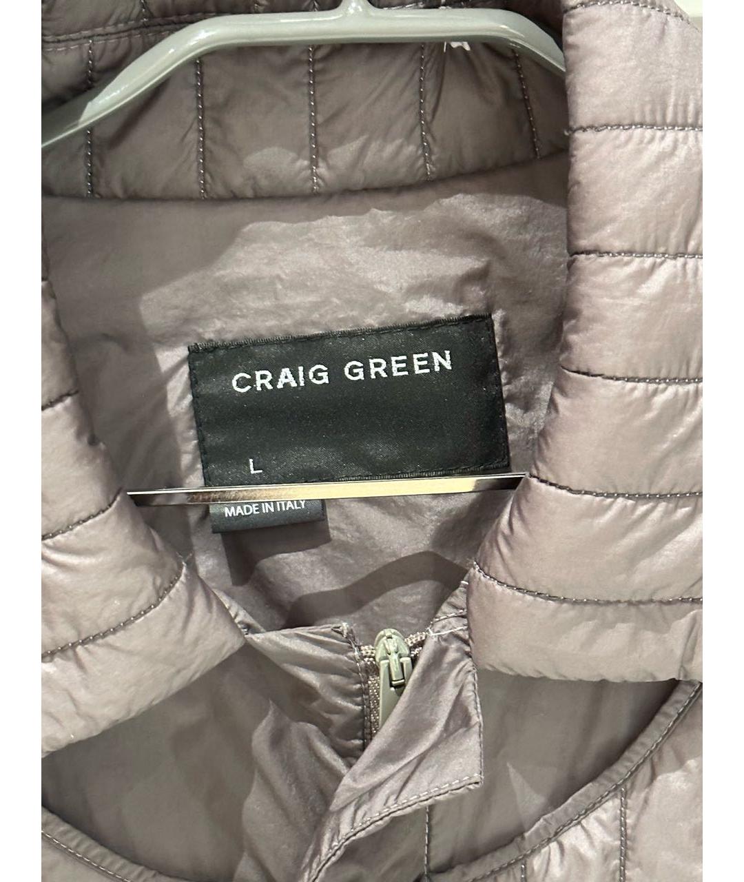 CRAIG GREEN Серая синтетическая куртка, фото 7