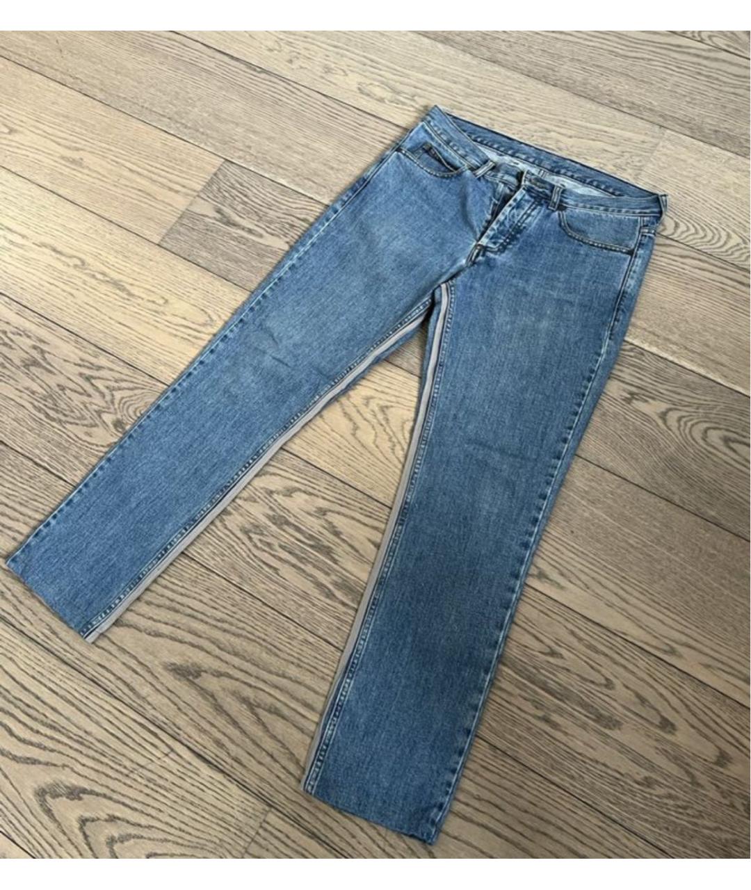 LANVIN Синие хлопковые джинсы, фото 5