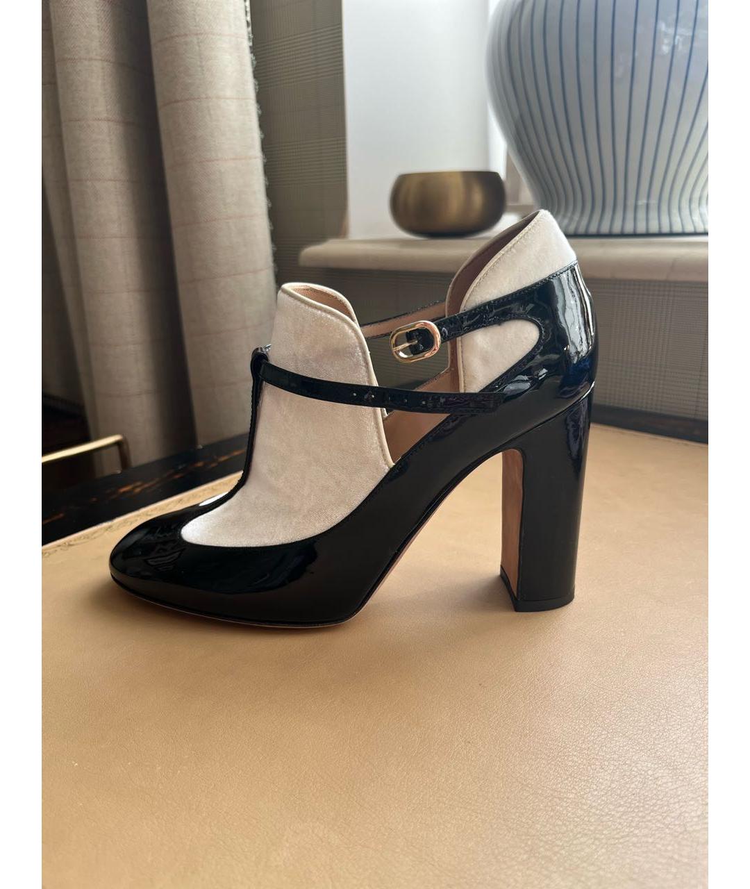 VALENTINO Черные ботильоны из лакированной кожи, фото 9