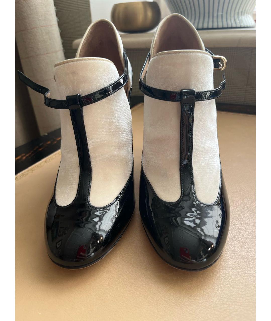 VALENTINO Черные ботильоны из лакированной кожи, фото 8