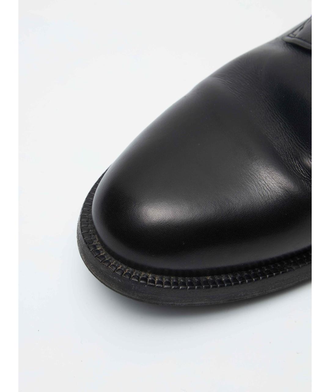 CELINE PRE-OWNED Черные кожаные высокие ботинки, фото 6
