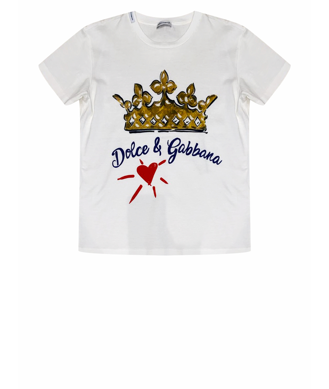 DOLCE & GABBANA KIDS Белый хлопковый детская футболка / топ, фото 1
