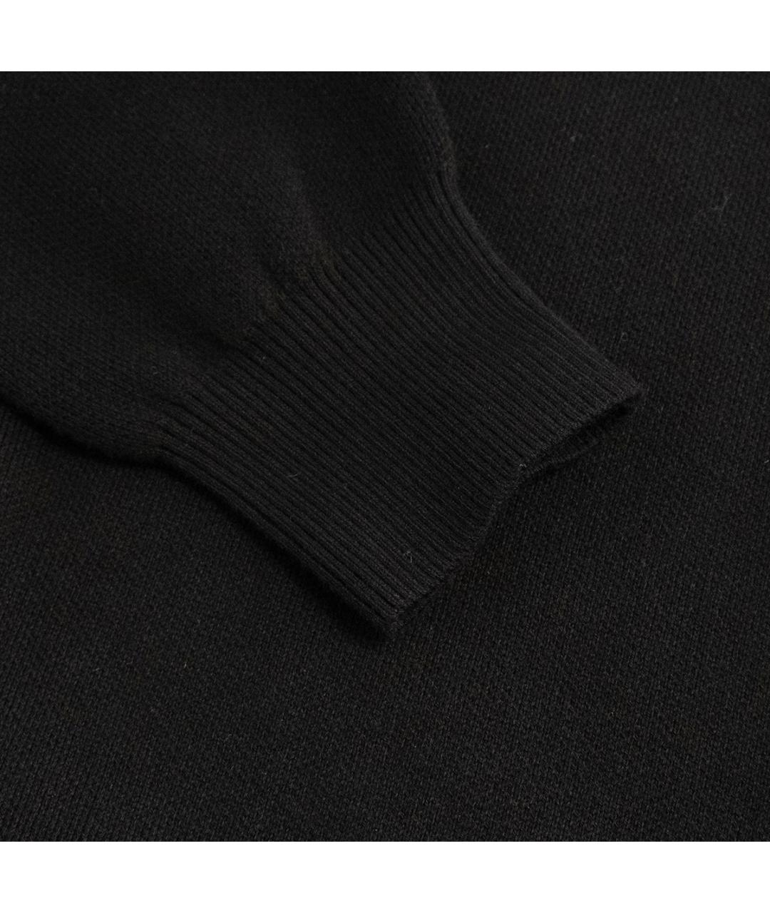 HERON PRESTON Черный хлопковый джемпер / свитер, фото 4