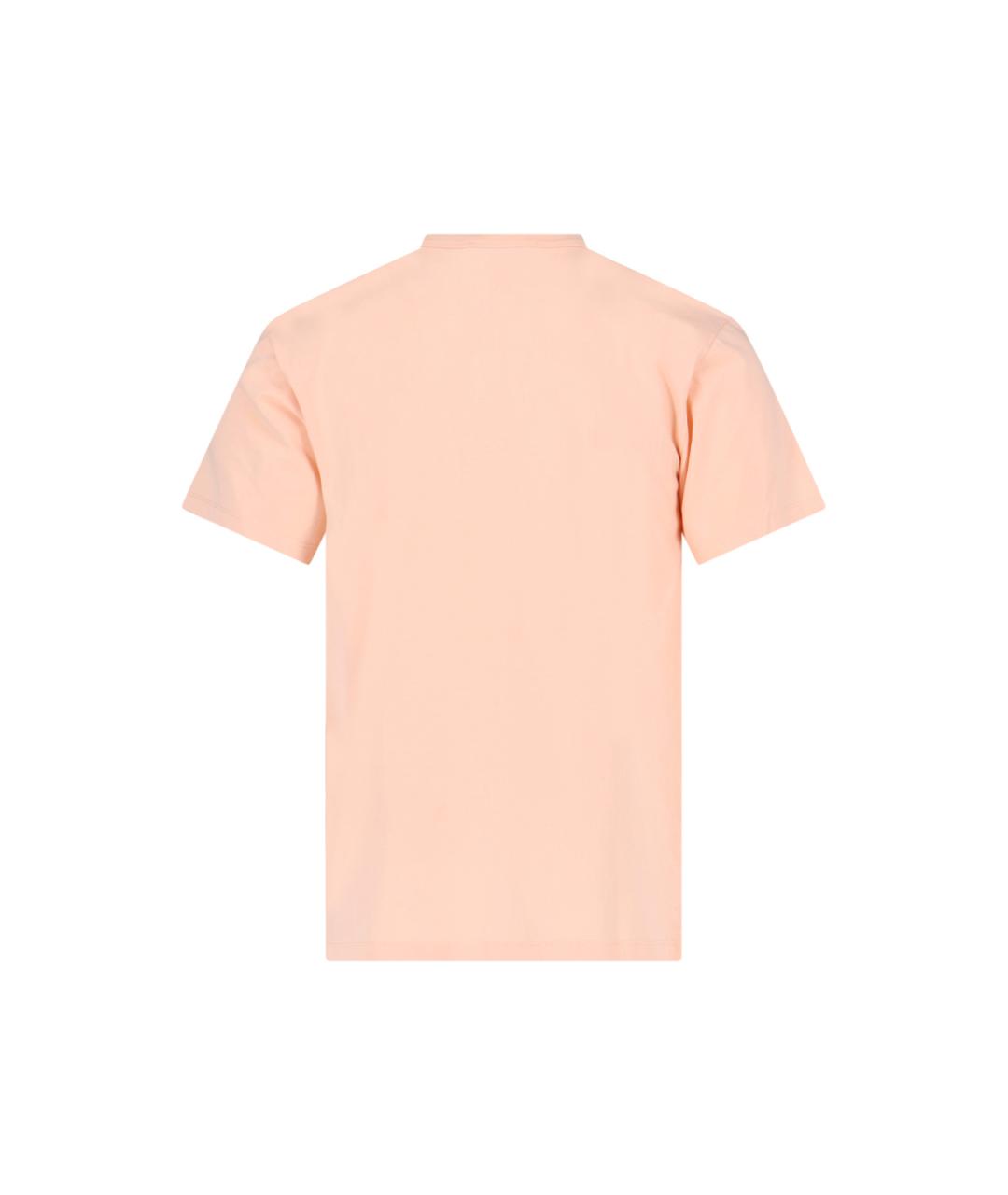 MAISON KITSUNE Розовая футболка, фото 3