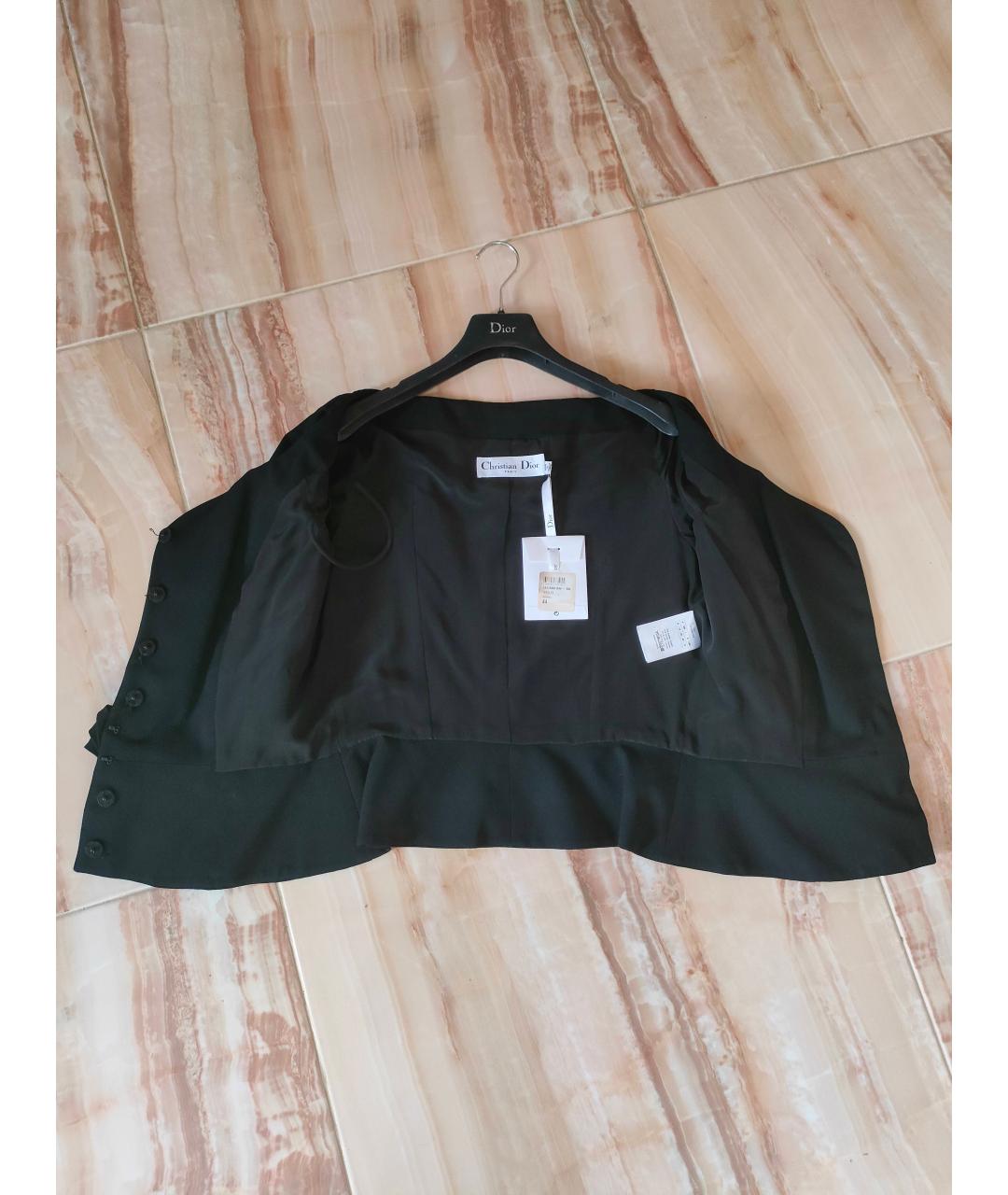 CHRISTIAN DIOR PRE-OWNED Черный ацетатный жакет/пиджак, фото 7