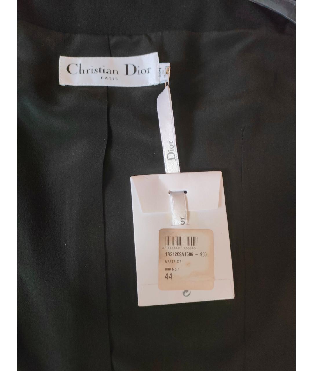 CHRISTIAN DIOR PRE-OWNED Черный ацетатный жакет/пиджак, фото 6