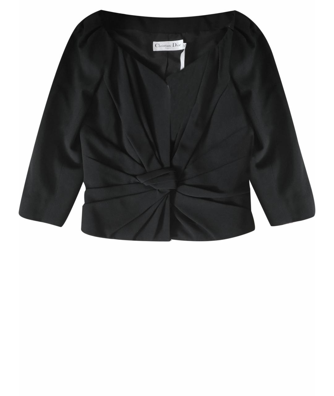 CHRISTIAN DIOR PRE-OWNED Черный ацетатный жакет/пиджак, фото 1
