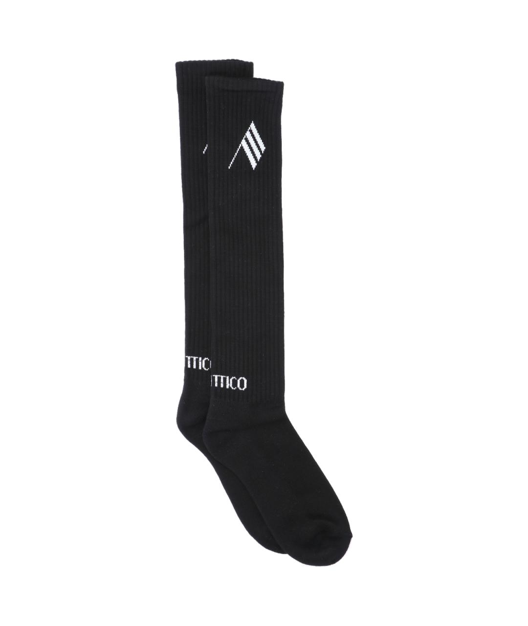 THE ATTICO Черные носки, чулки и колготы, фото 1
