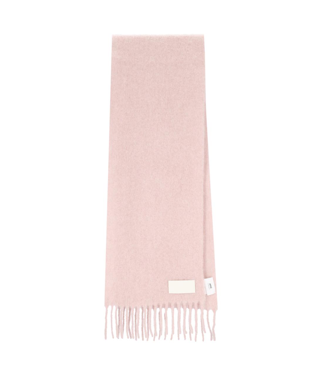 AMI Розовый шарф, фото 1