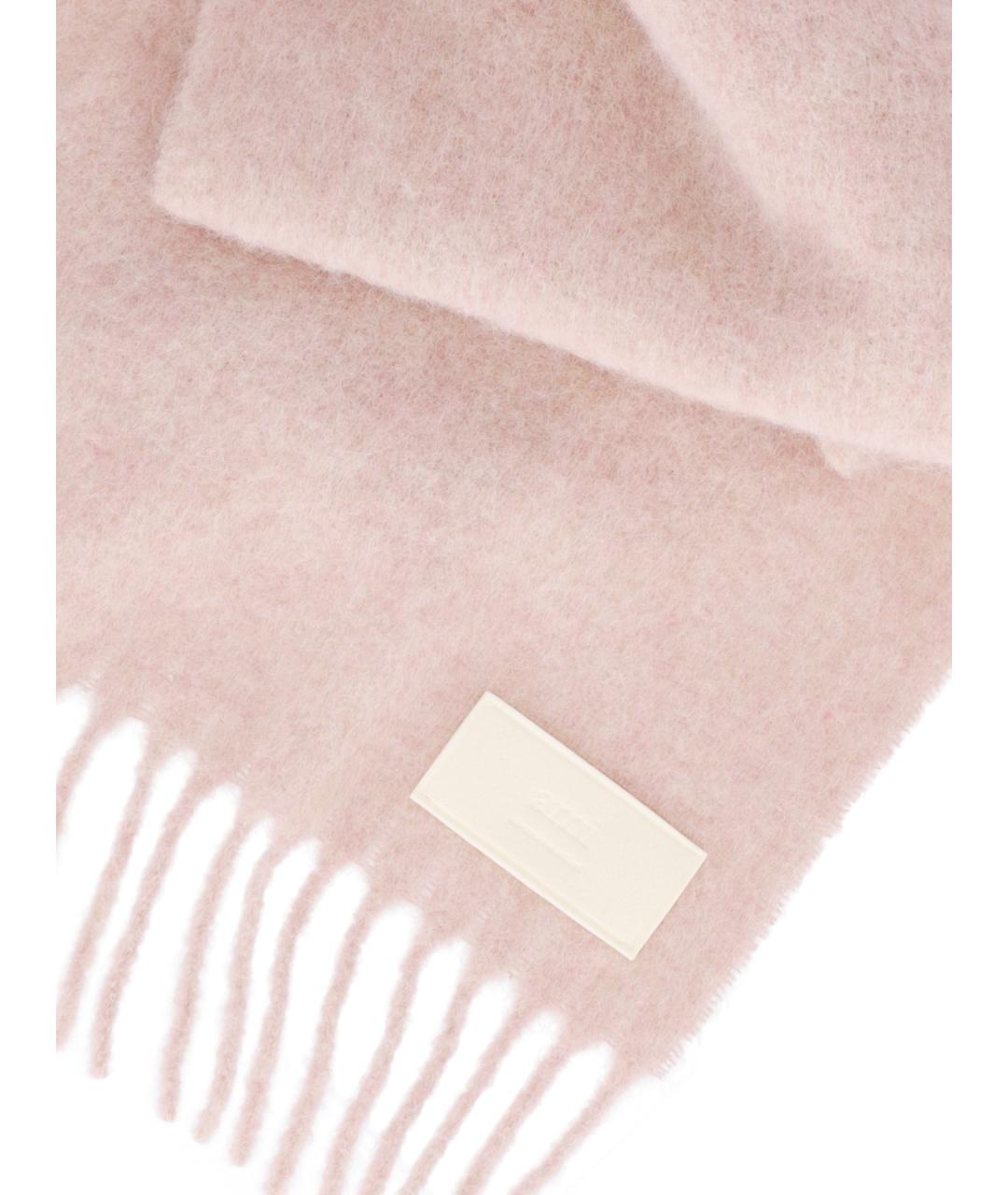 AMI Розовый шарф, фото 2