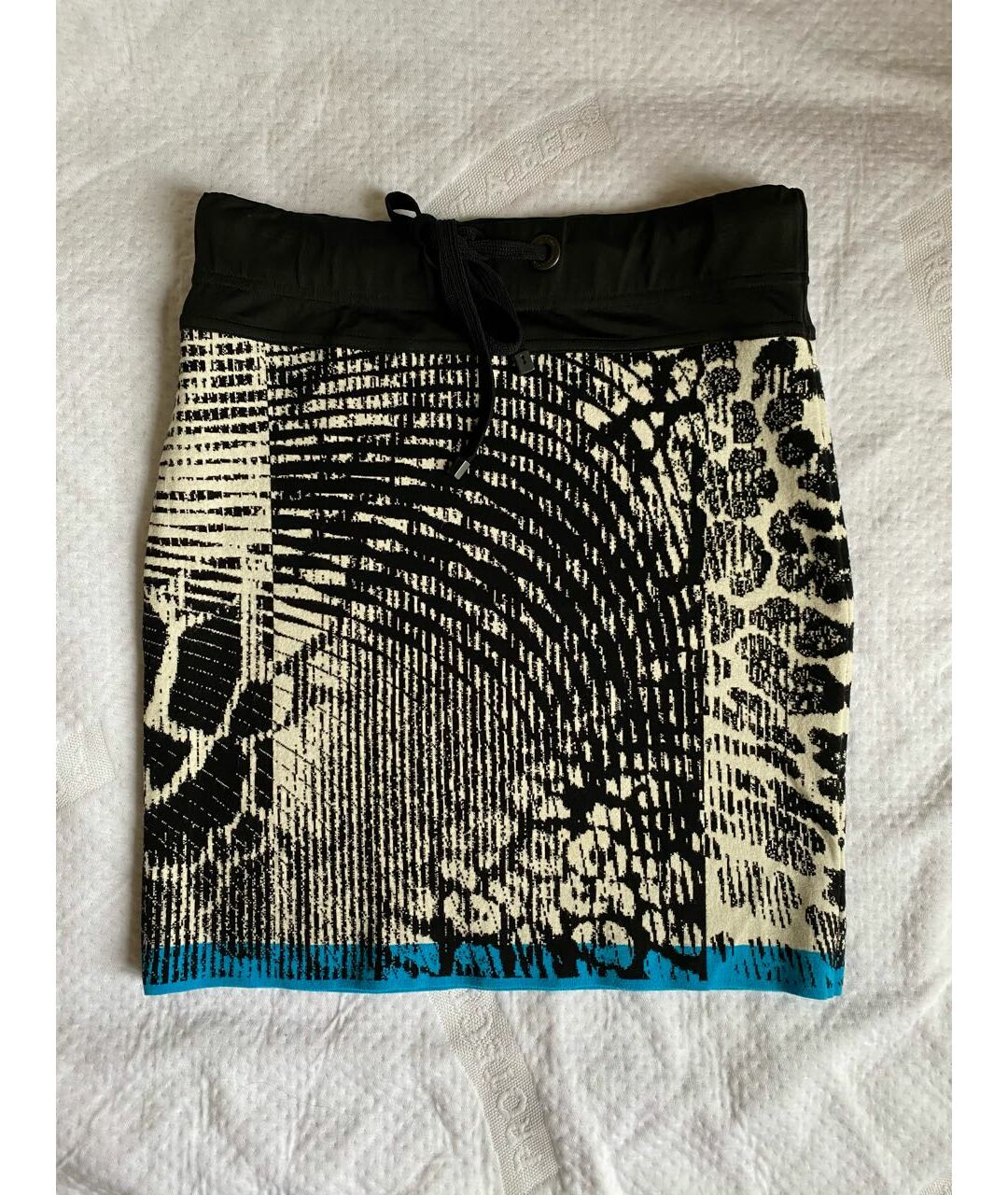 MARC CAIN Хлопко-эластановая юбка мини, фото 5