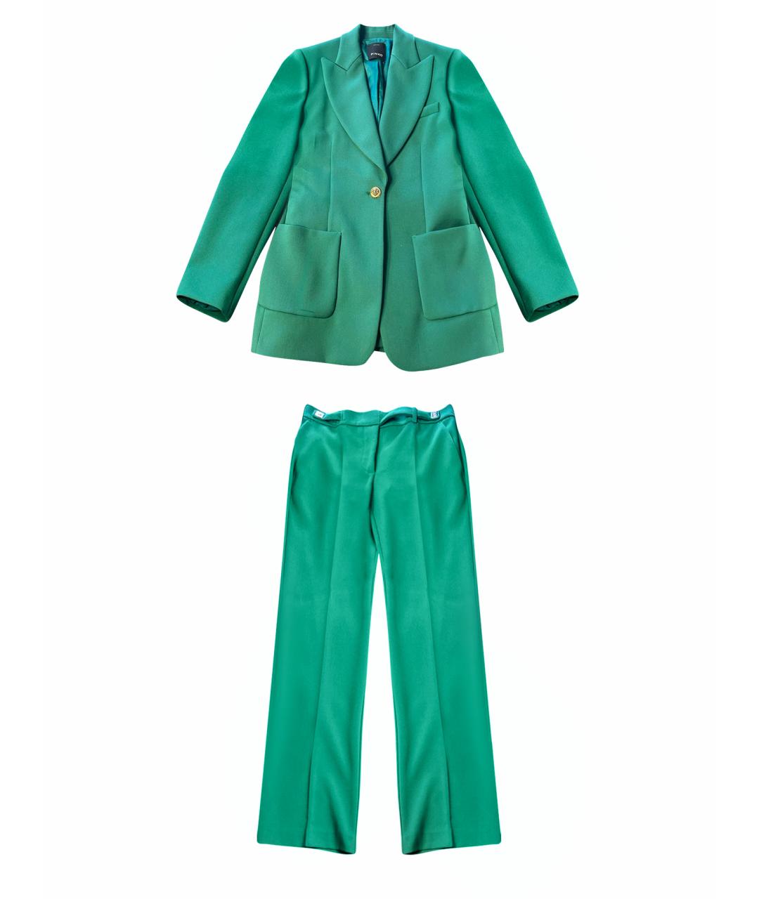 PINKO Зеленый полиэстеровый костюм с брюками, фото 1