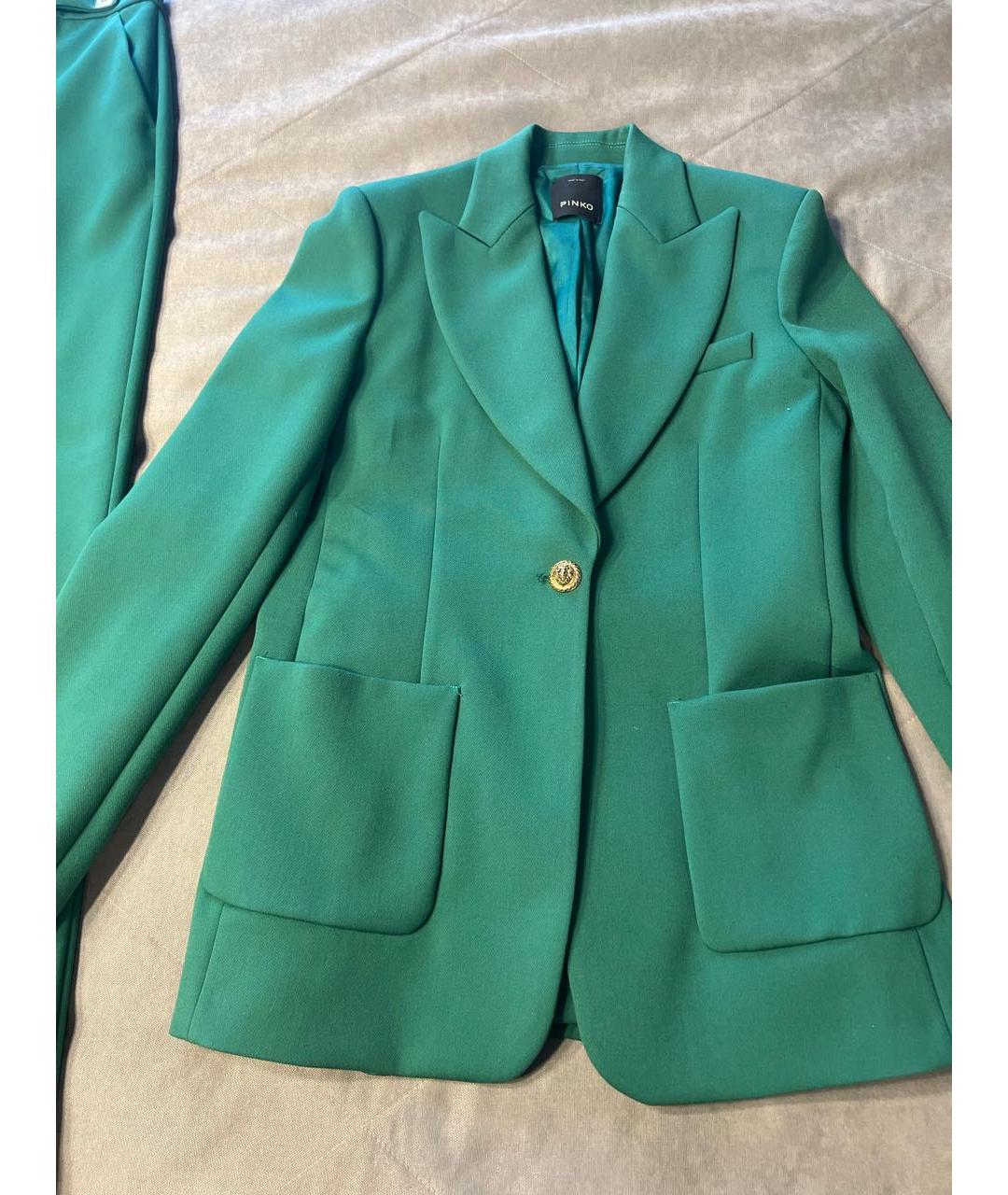 PINKO Зеленый полиэстеровый костюм с брюками, фото 2