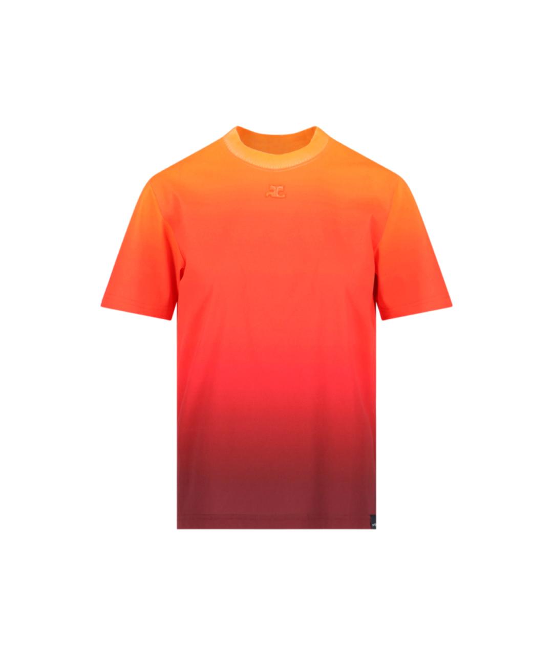 COURREGES Оранжевая футболка, фото 1