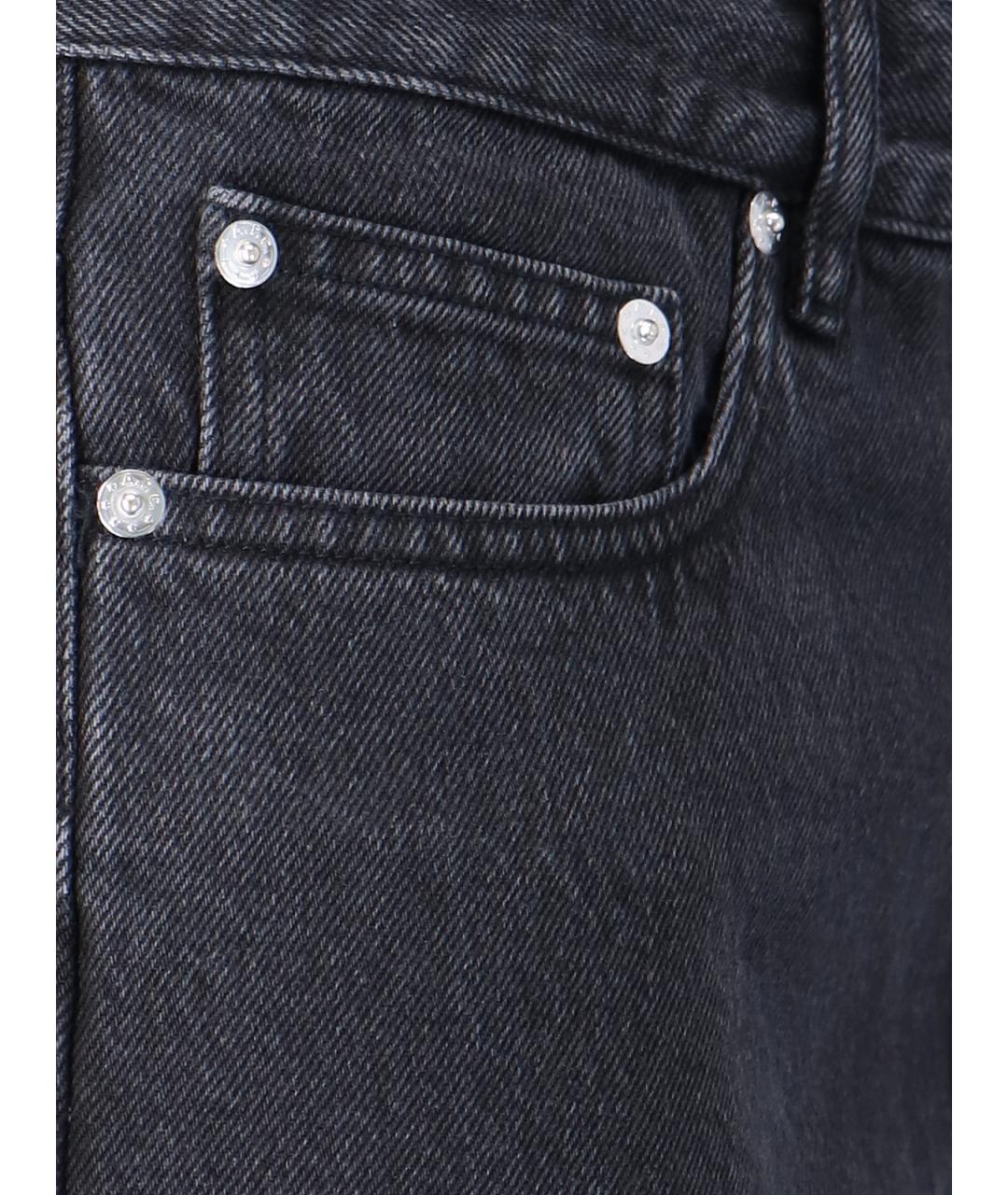 A.P.C. Черные прямые джинсы, фото 5