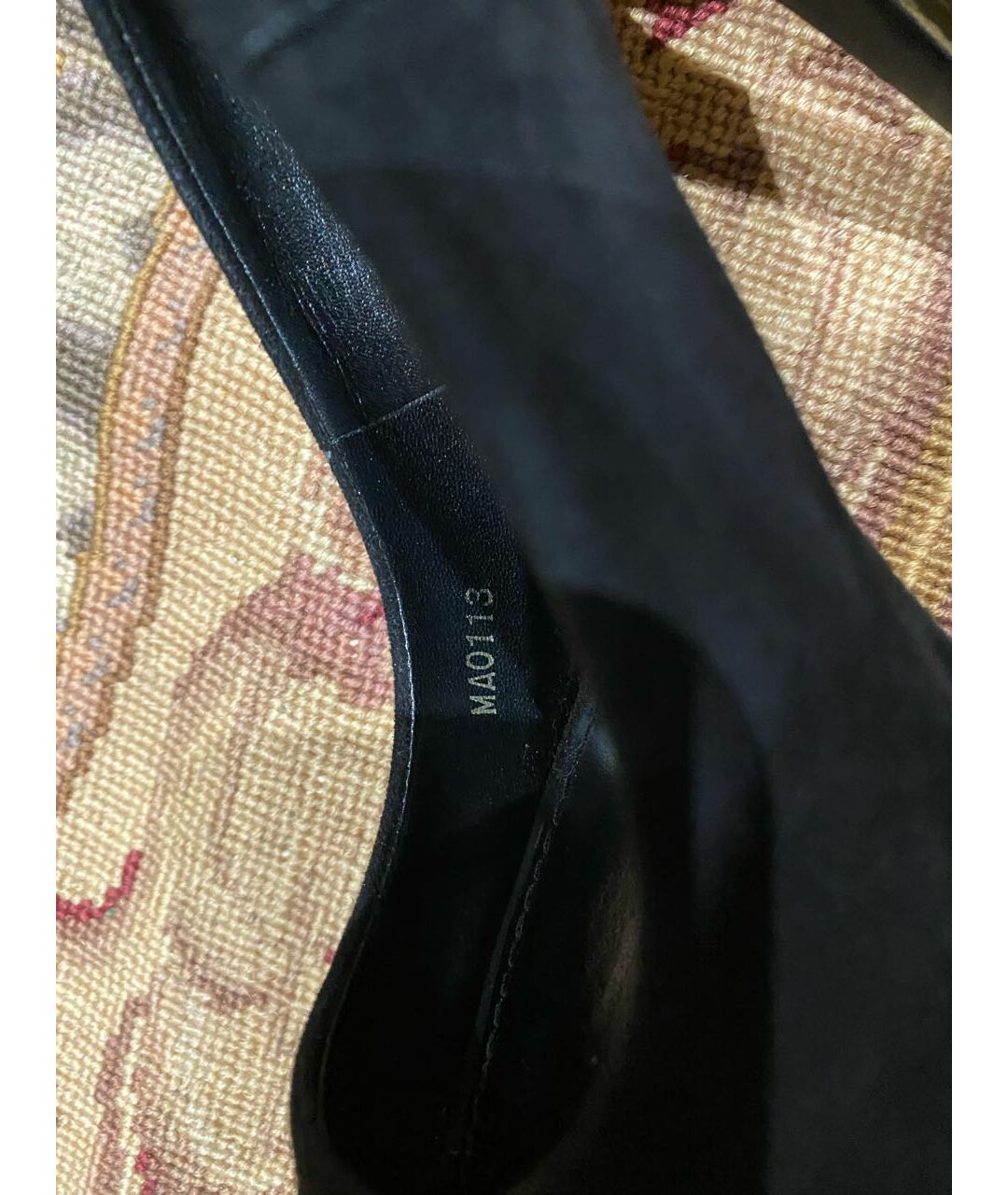 LOUIS VUITTON PRE-OWNED Черные замшевые туфли, фото 8