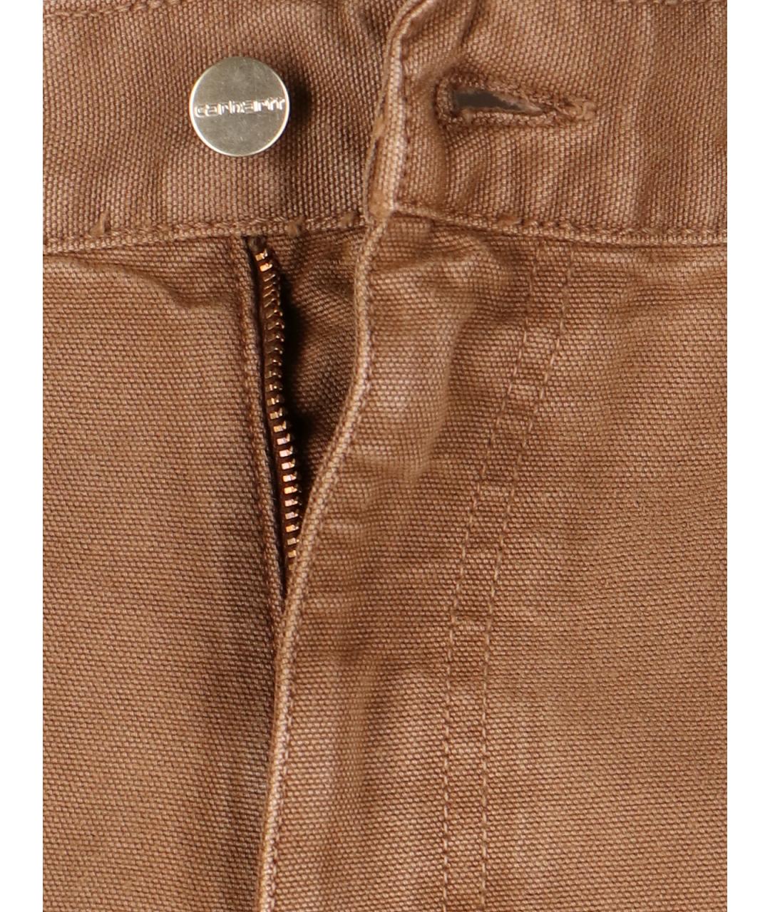 CARHARTT WIP Коричневые повседневные брюки, фото 4
