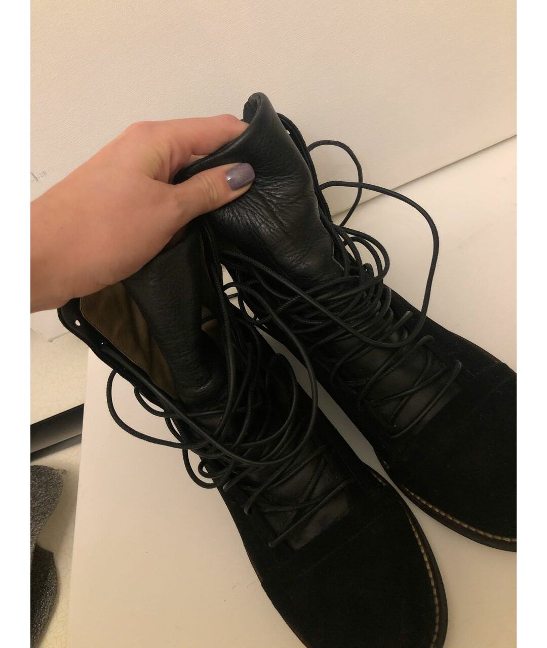 IRO Черные замшевые ботинки, фото 5