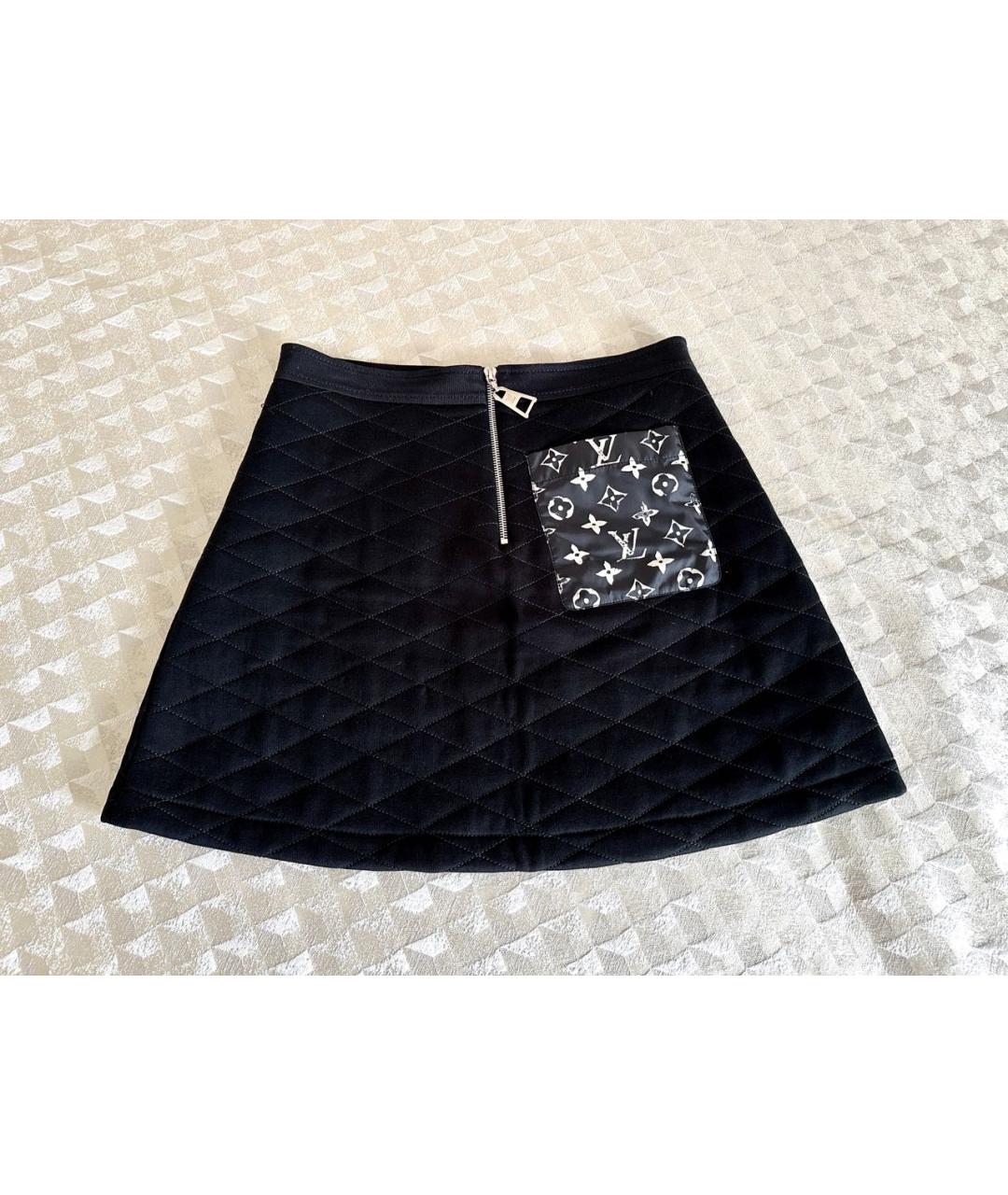 Louis Vuitton Quilted Jersey Skirt