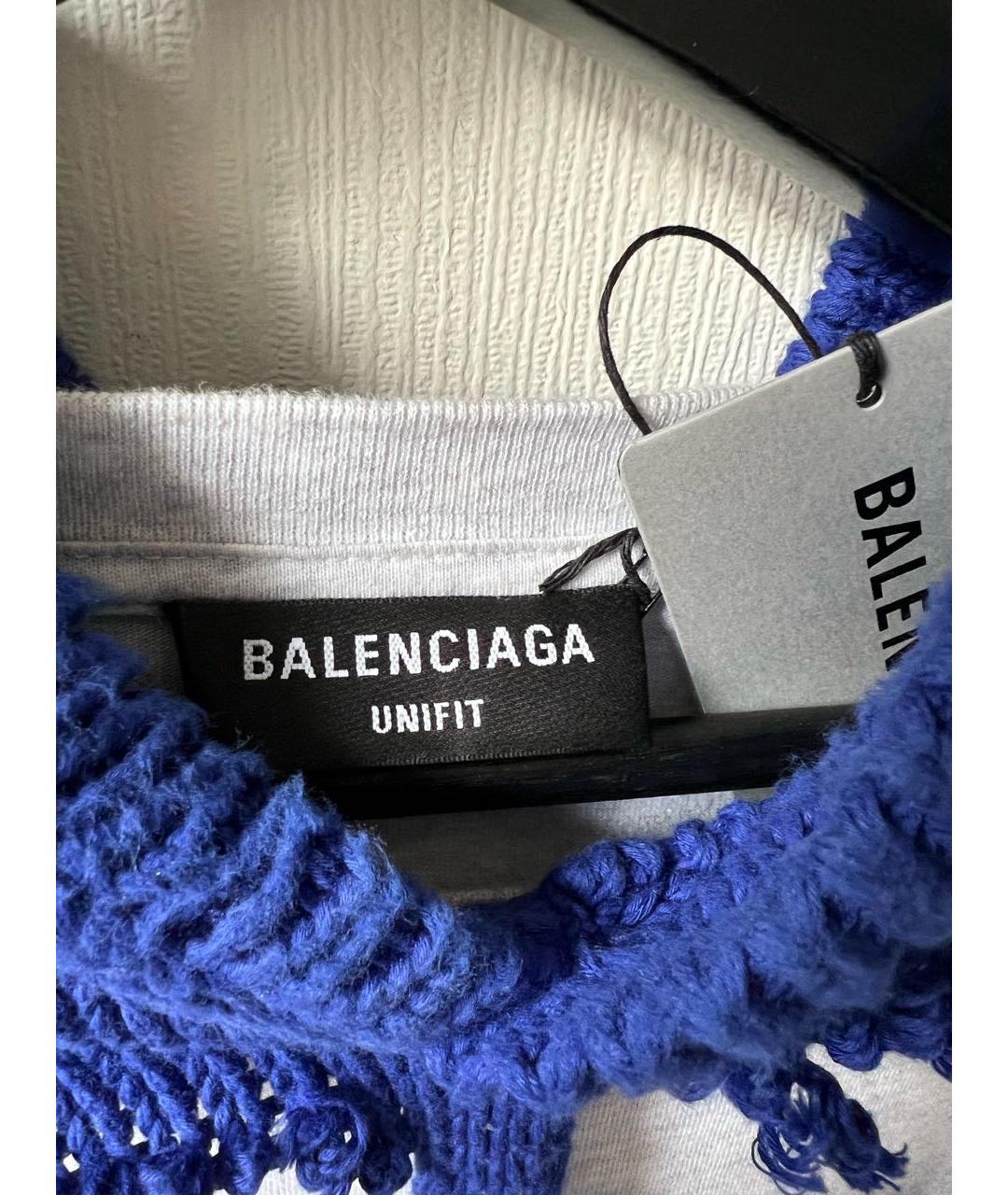 BALENCIAGA Синий шерстяной джемпер / свитер, фото 7