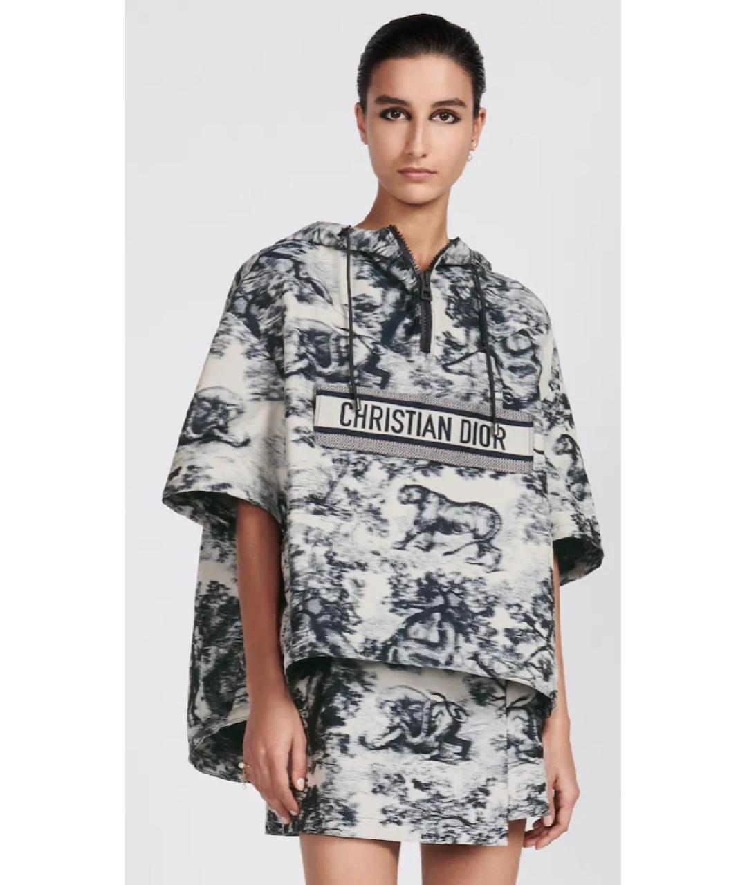 CHRISTIAN DIOR Мульти полиэстеровый костюм с юбками, фото 5