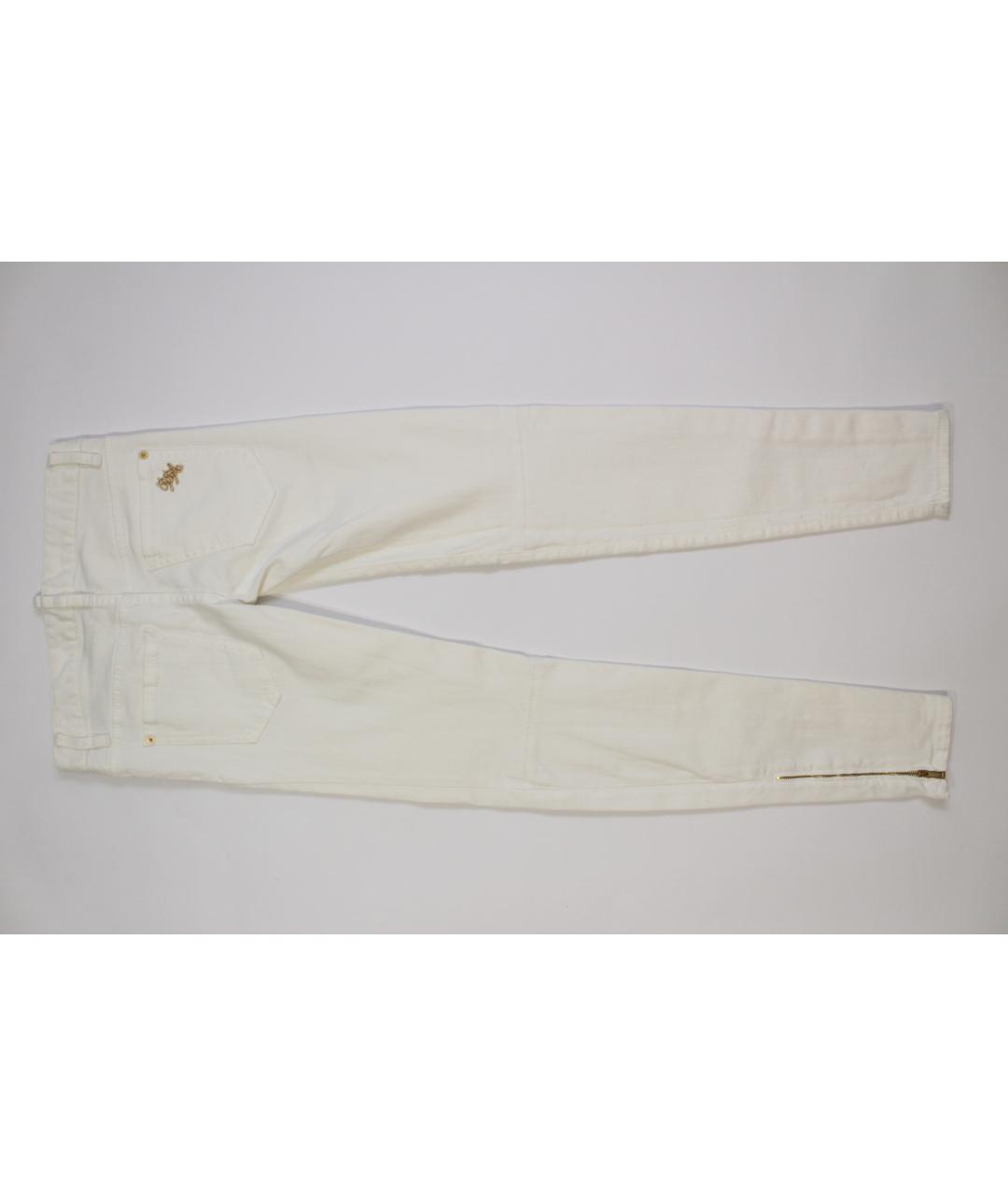 DSQUARED2 Белые хлопковые джинсы слим, фото 5