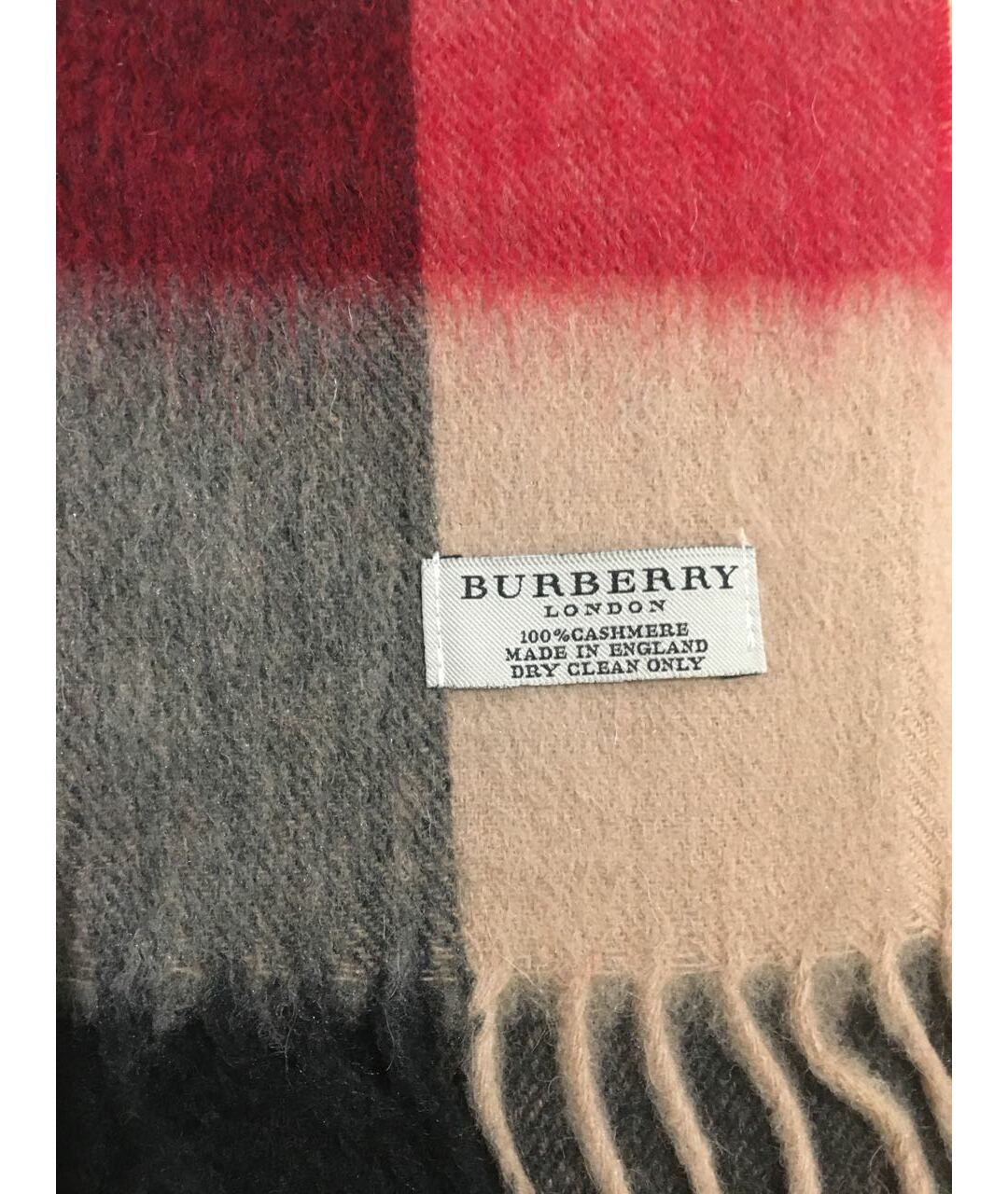 BURBERRY Бежевый кашемировый шарф, фото 2