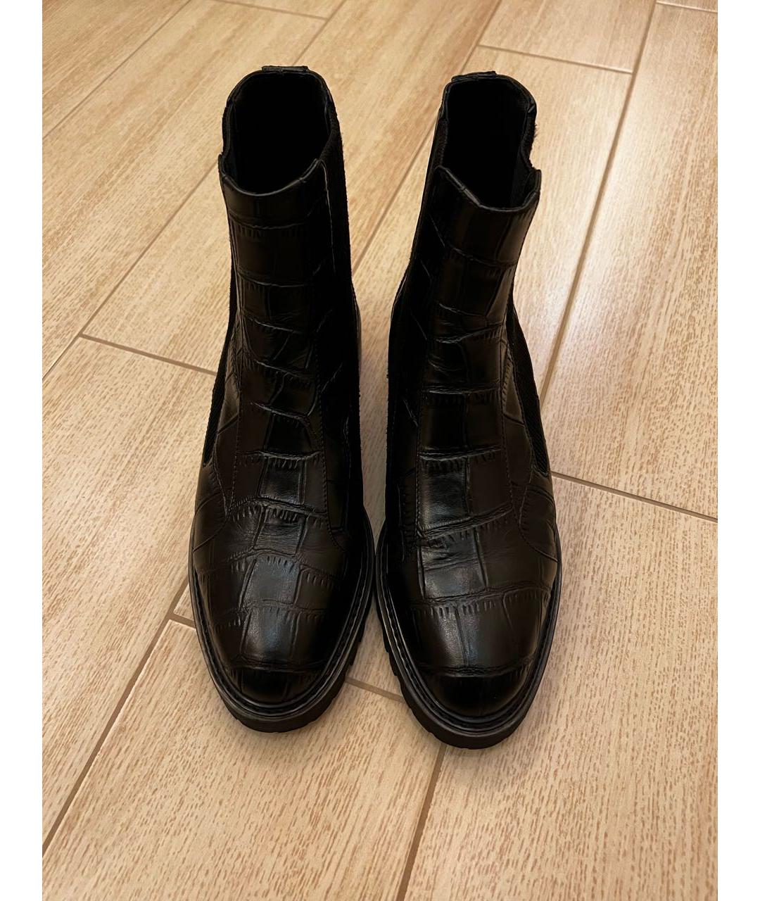 SENSO Черные кожаные ботинки, фото 5