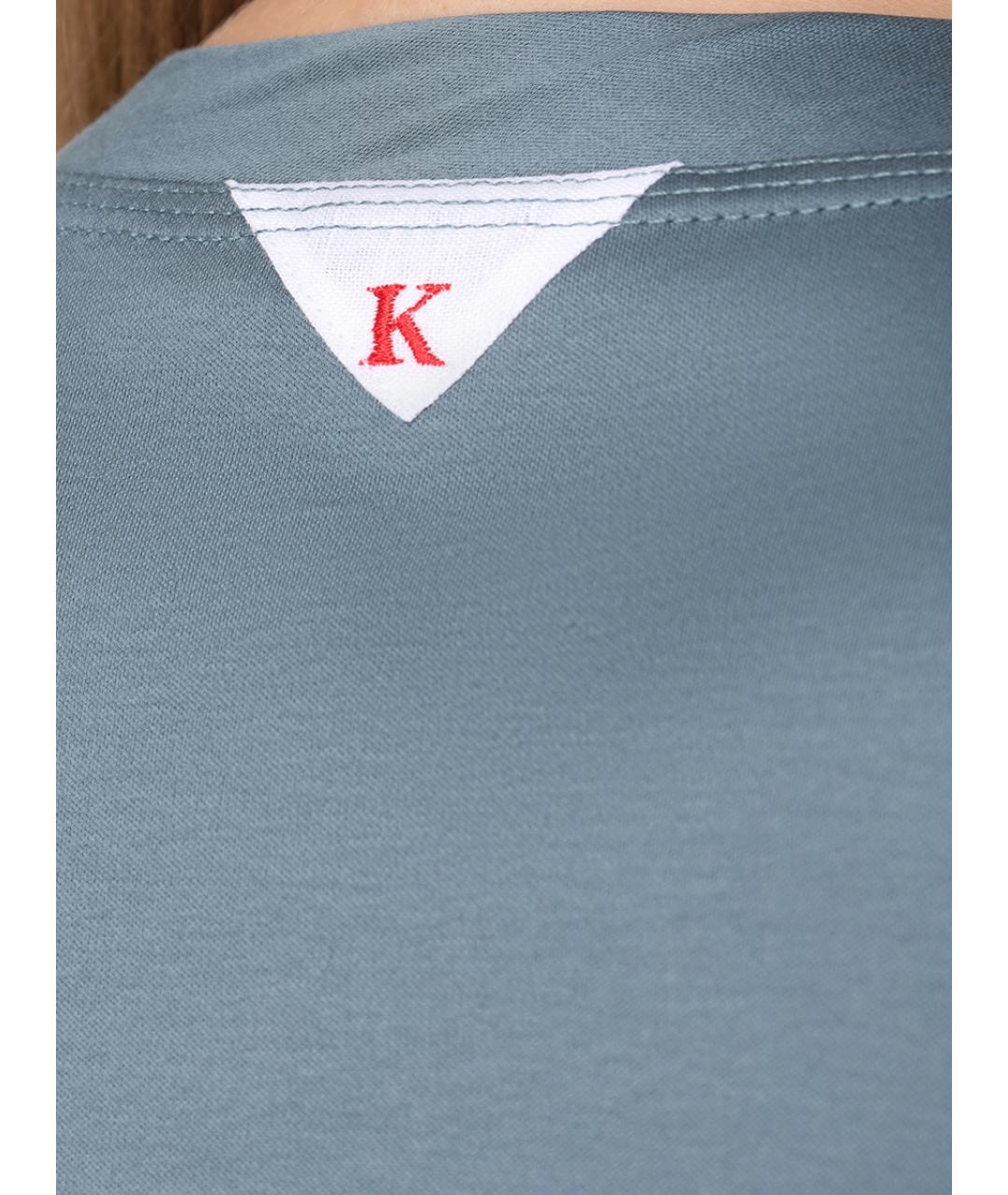 KITON Голубая футболка, фото 5