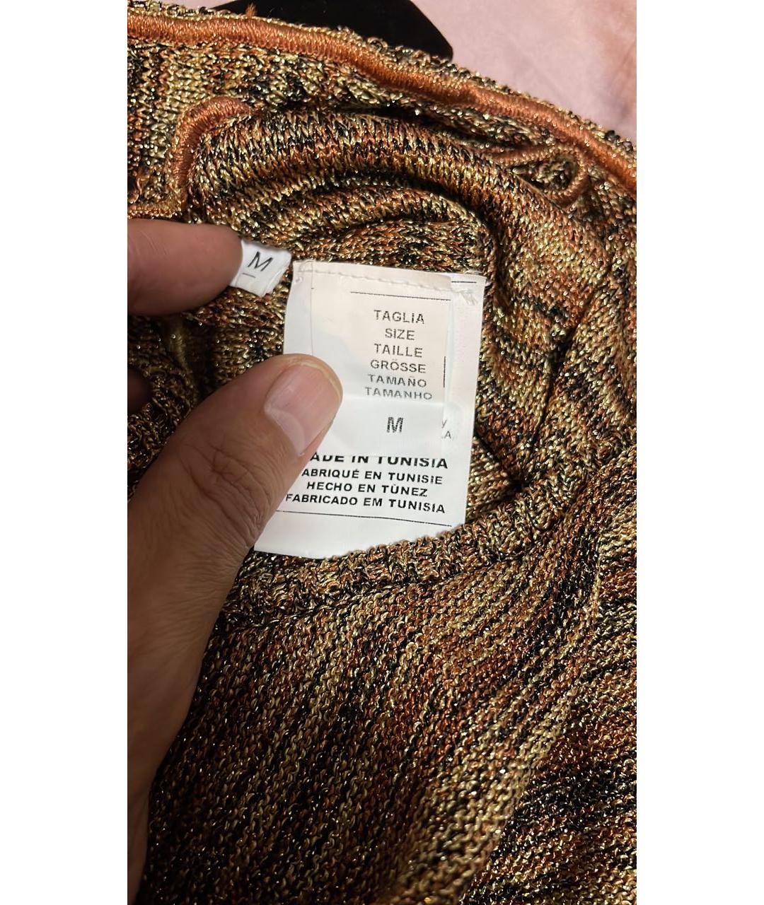 M MISSONI Коричневый полиамидовый комбинезон, фото 5