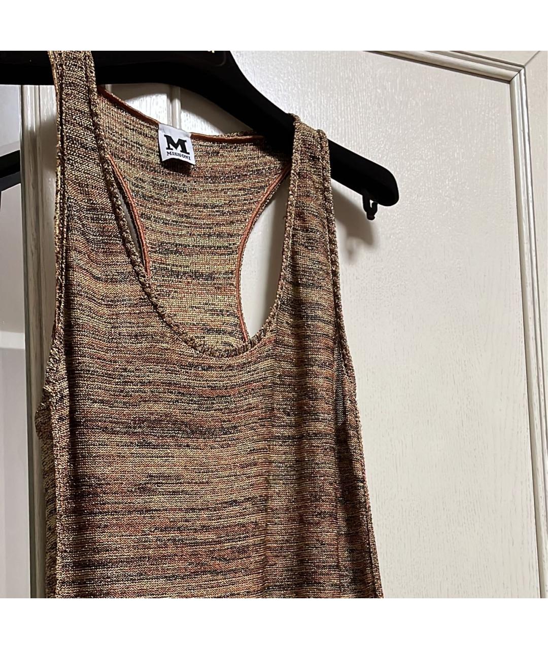 M MISSONI Коричневый полиамидовый комбинезон, фото 3