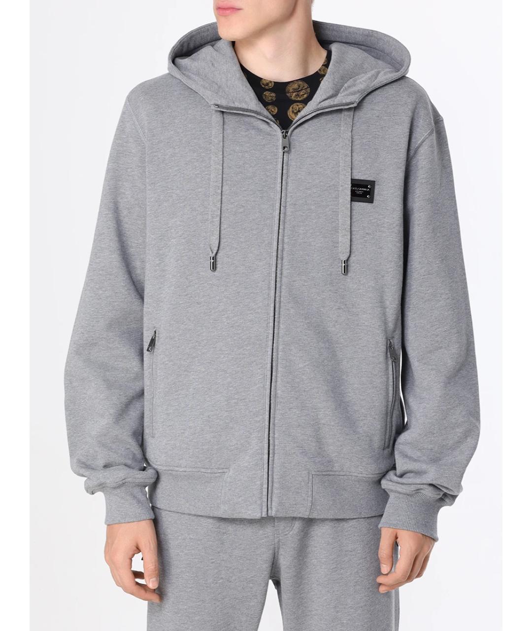 DOLCE&GABBANA Серый спортивный костюм, фото 4