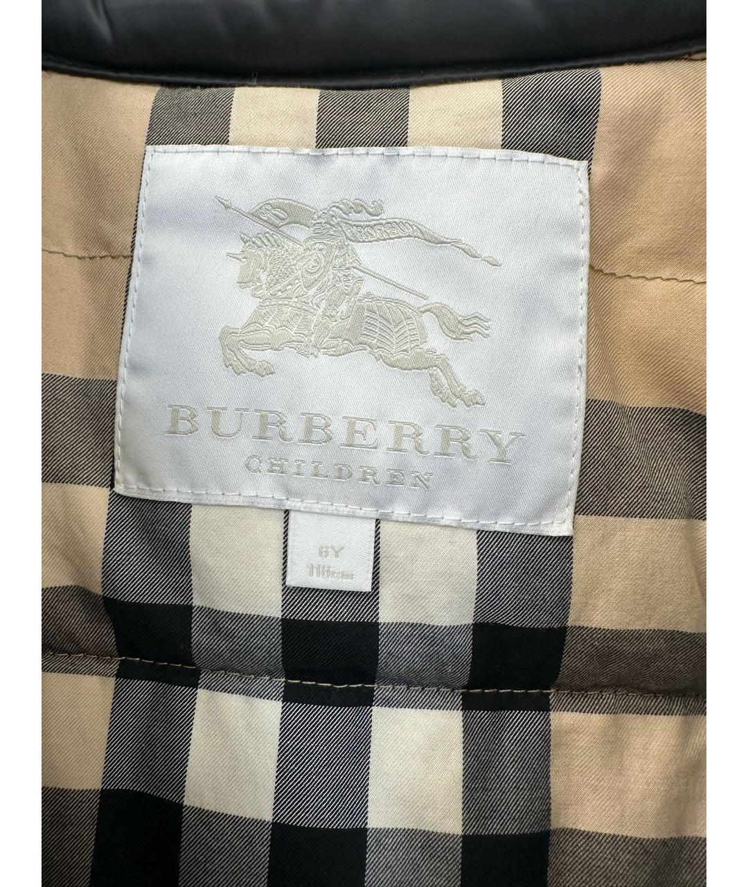 BURBERRY Коричневый полиэстеровый жакет / жилет, фото 4