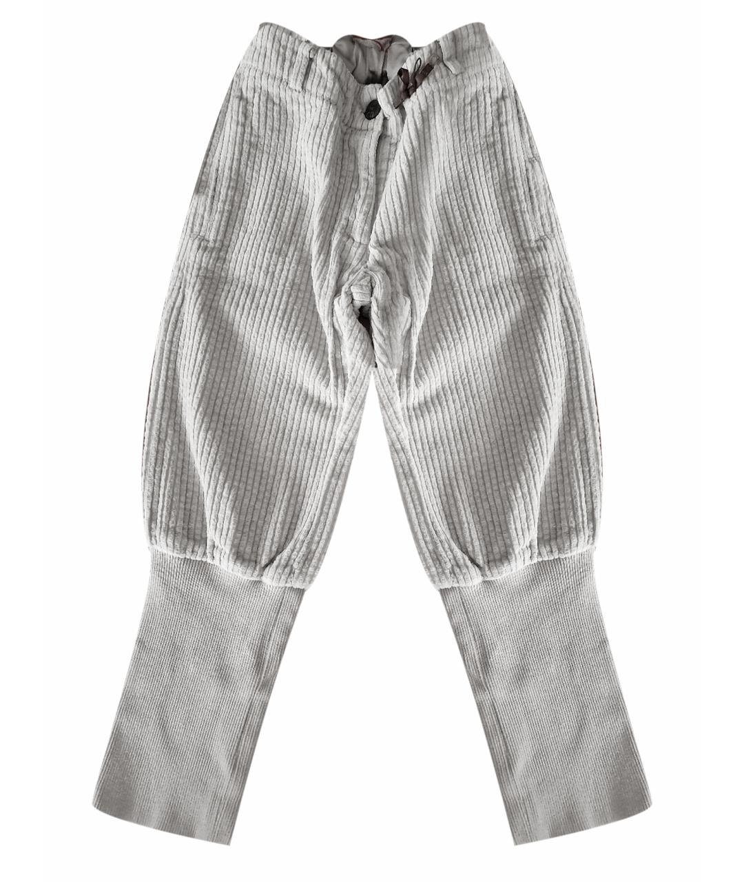 CHRISTIAN DIOR PRE-OWNED Бежевые хлопковые брюки и шорты, фото 1