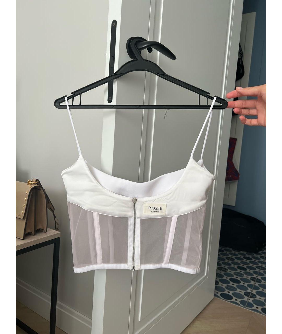 ROZIECORSETS Белый полиэстеровый корсет, фото 3